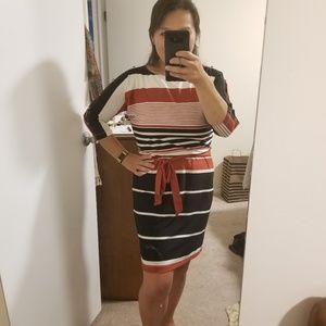 3/4 split sleeve dress